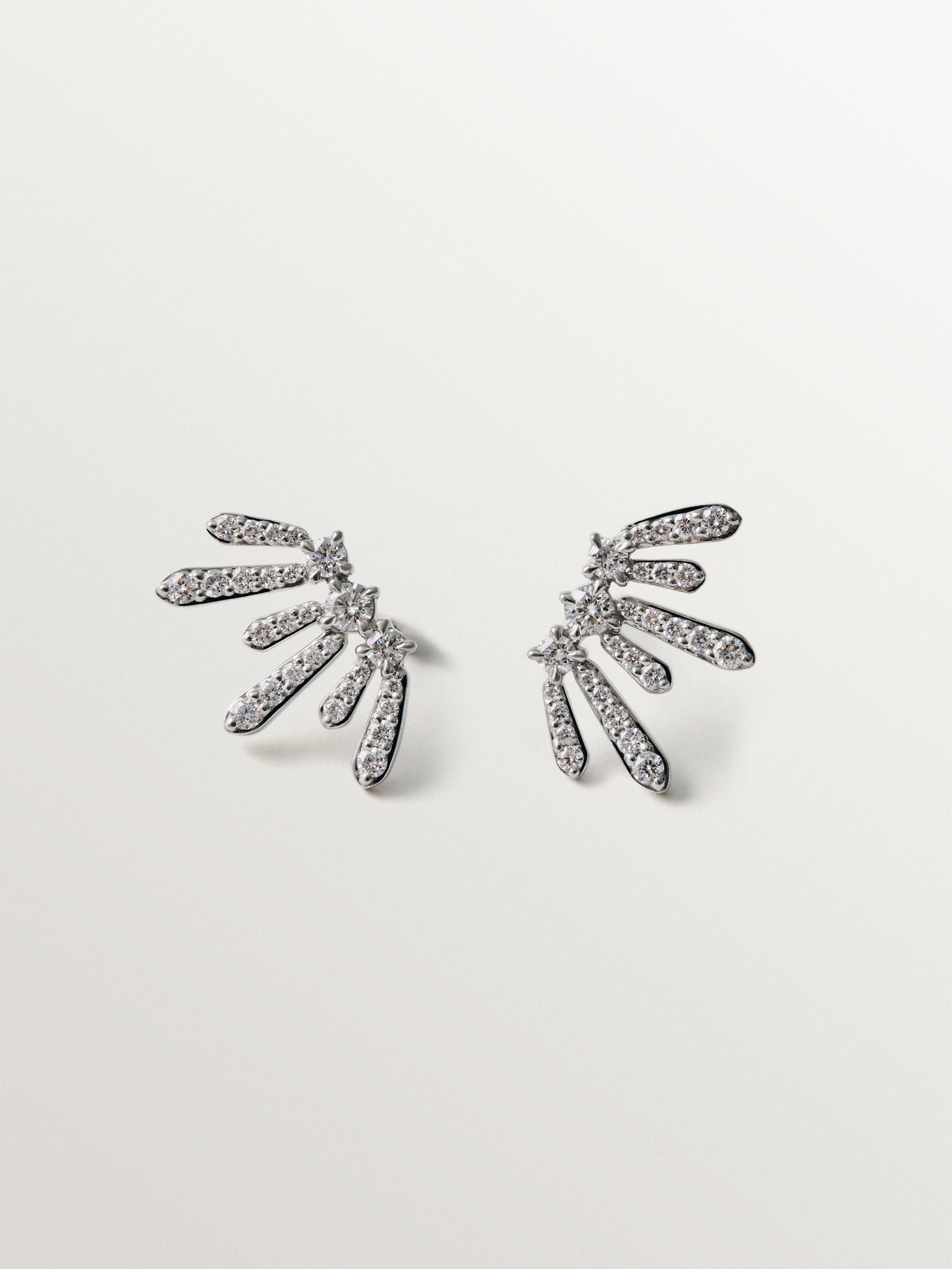 Pendientes de plata 925 con diamantes lab grown