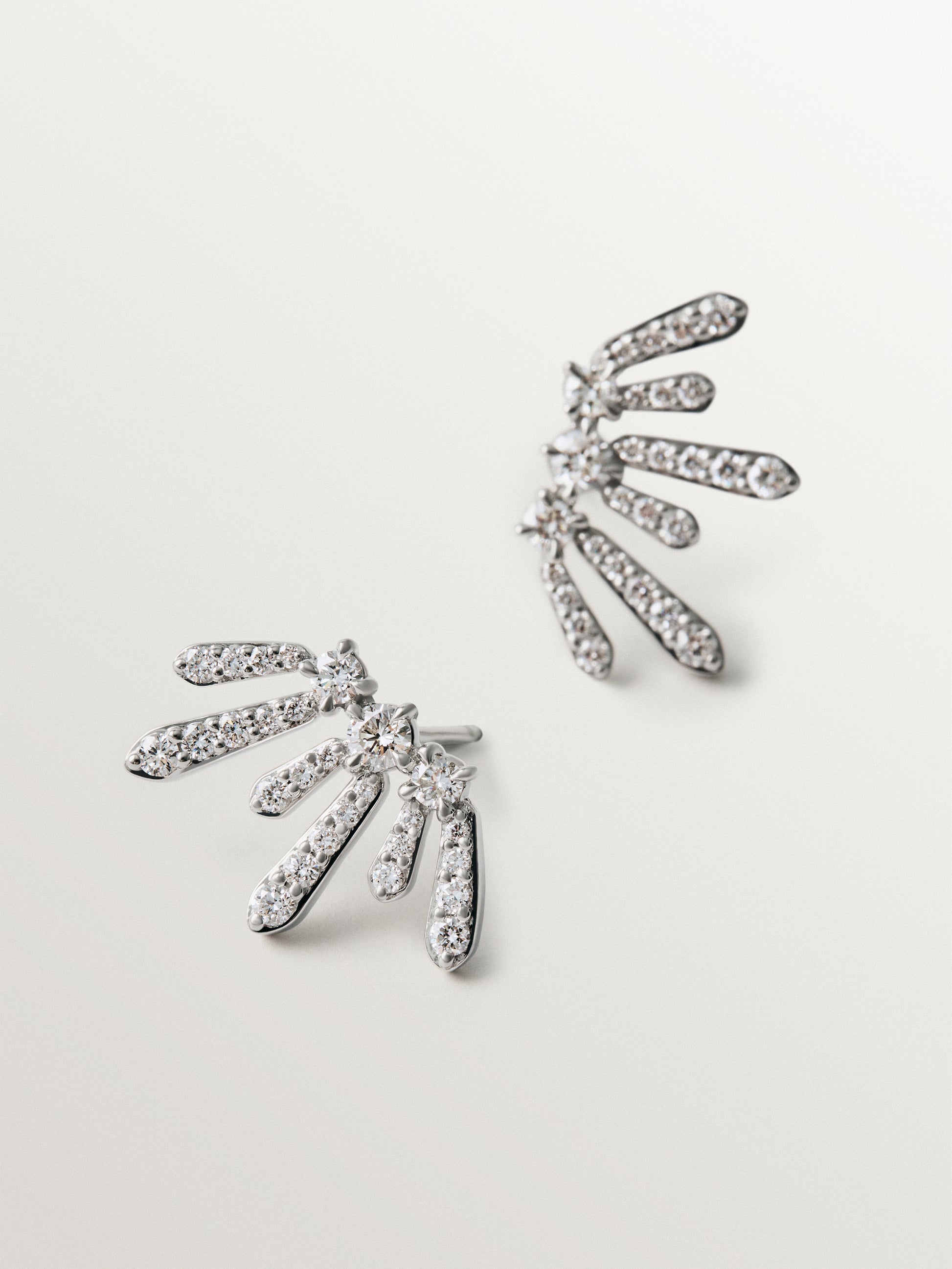Pendientes de plata 925 con diamantes lab grown