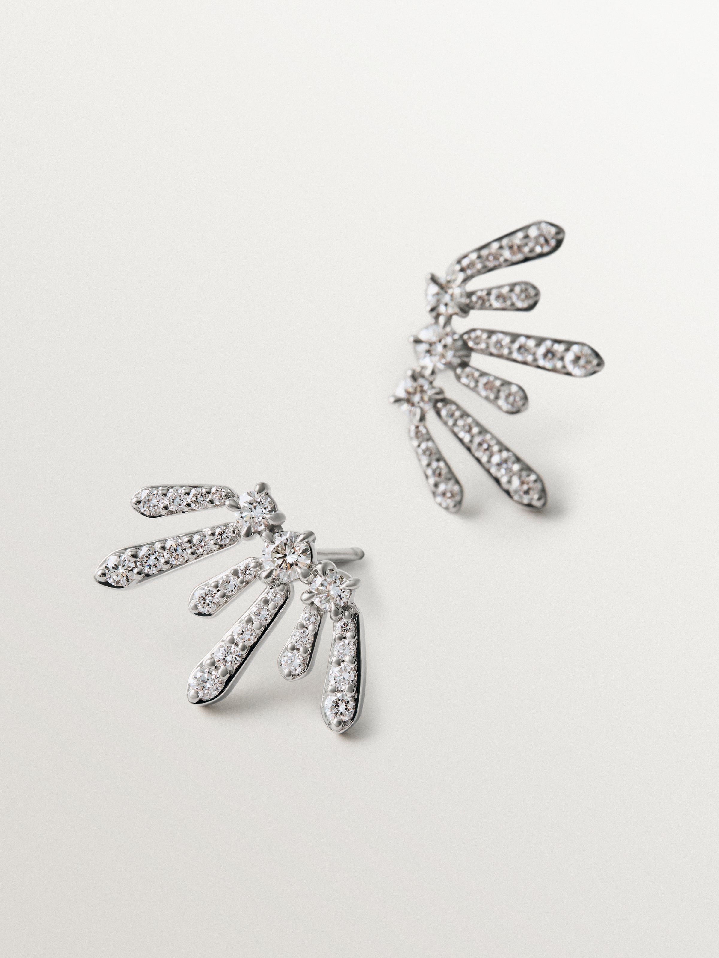 Pendientes de plata 925 con diamantes lab grown