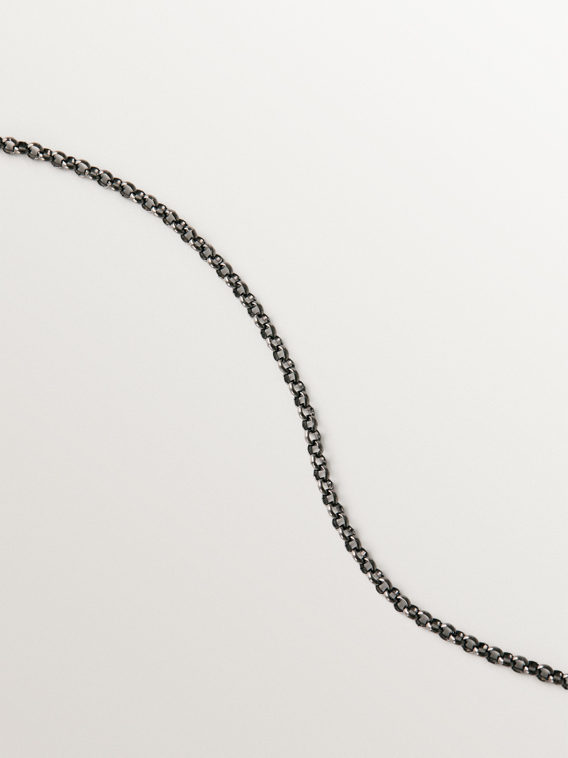 Collar bicolor de plata 925 bañada en oro amarillo de 18K con motivos de estrella