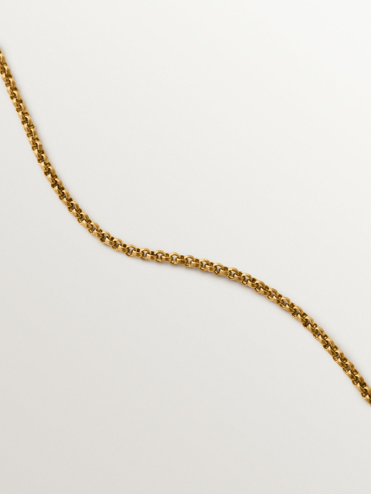 Collar bicolor de plata 925 bañada en oro amarillo de 18K con topacio blanco