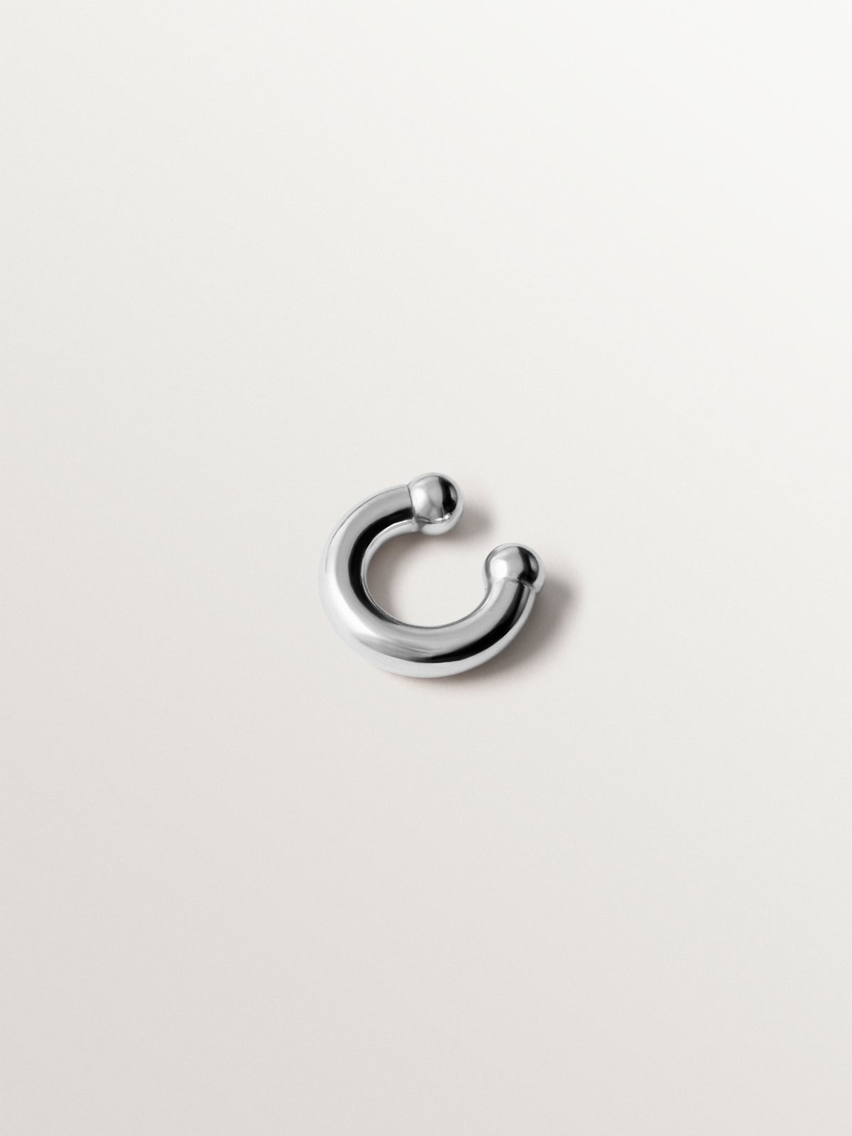 Earcuff grueso de plata 925