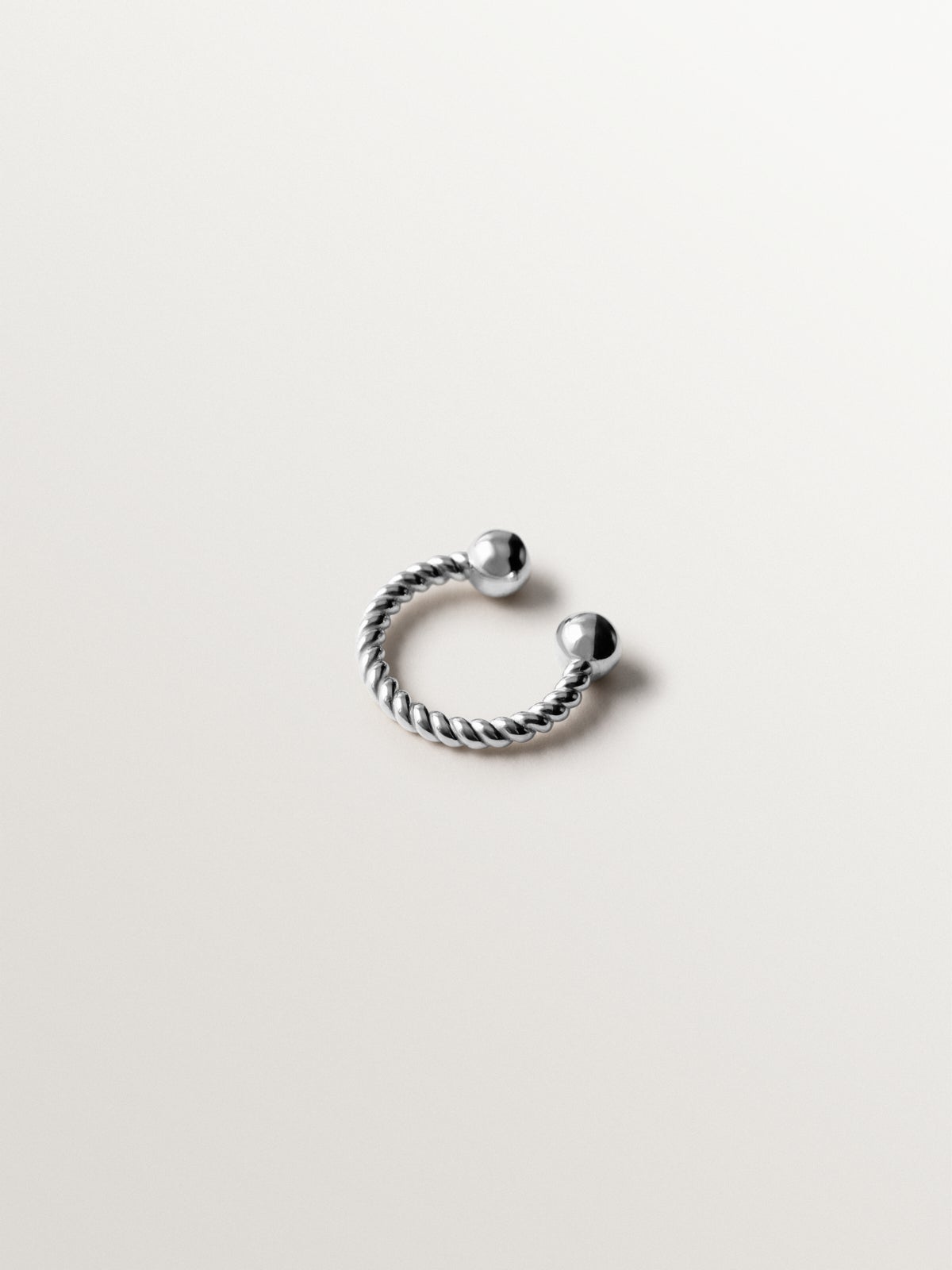 Earcuff gallonado de plata 925