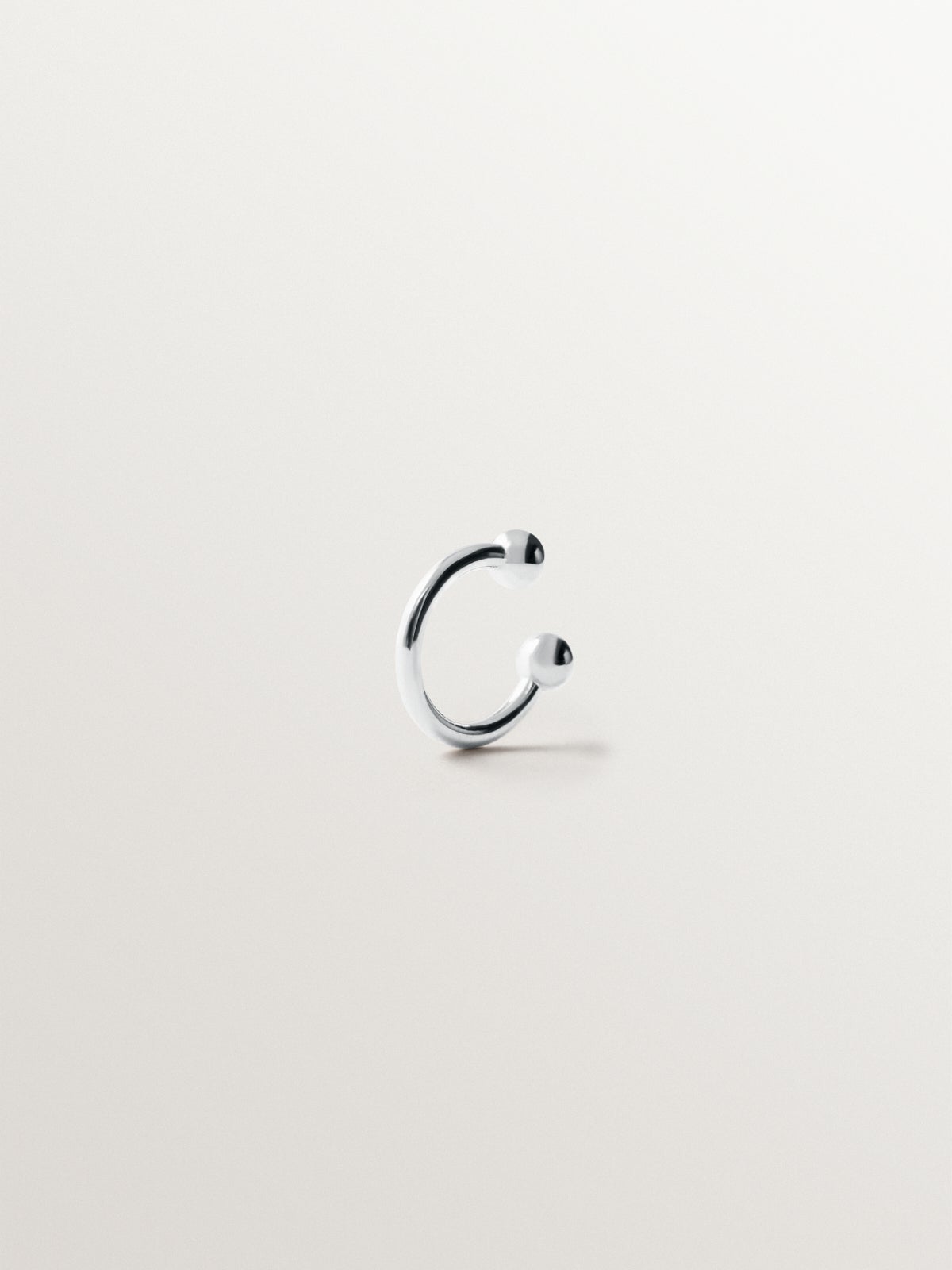 Earcuff liso de plata 925