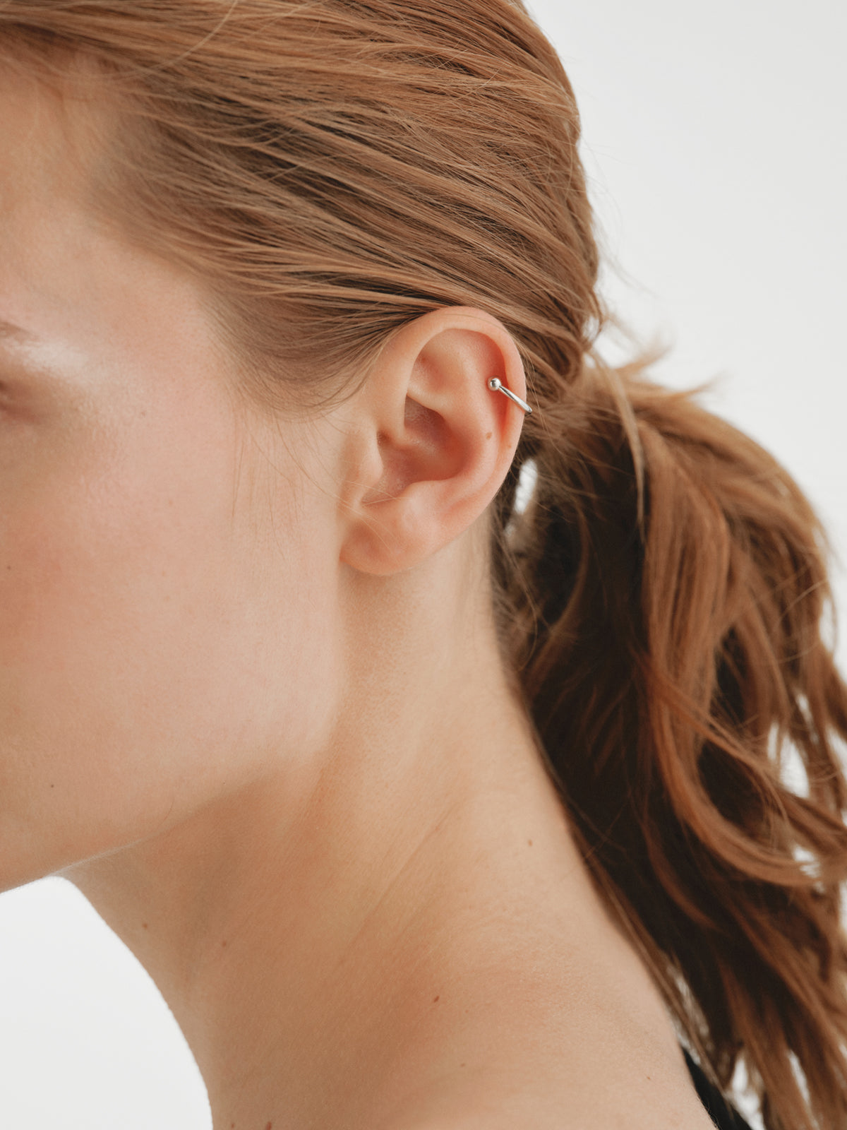 Earcuff liso de plata 925