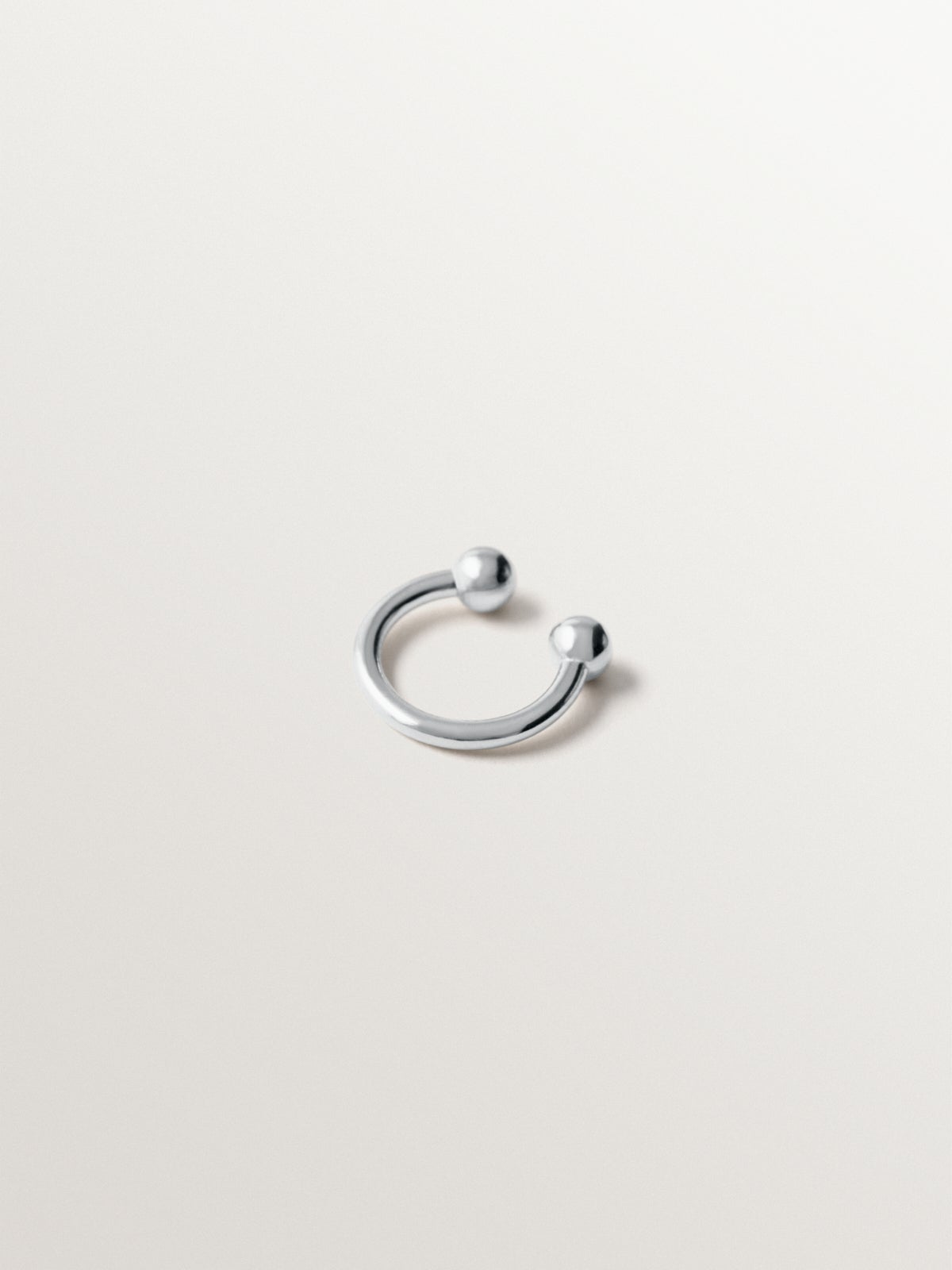 Earcuff liso de plata 925