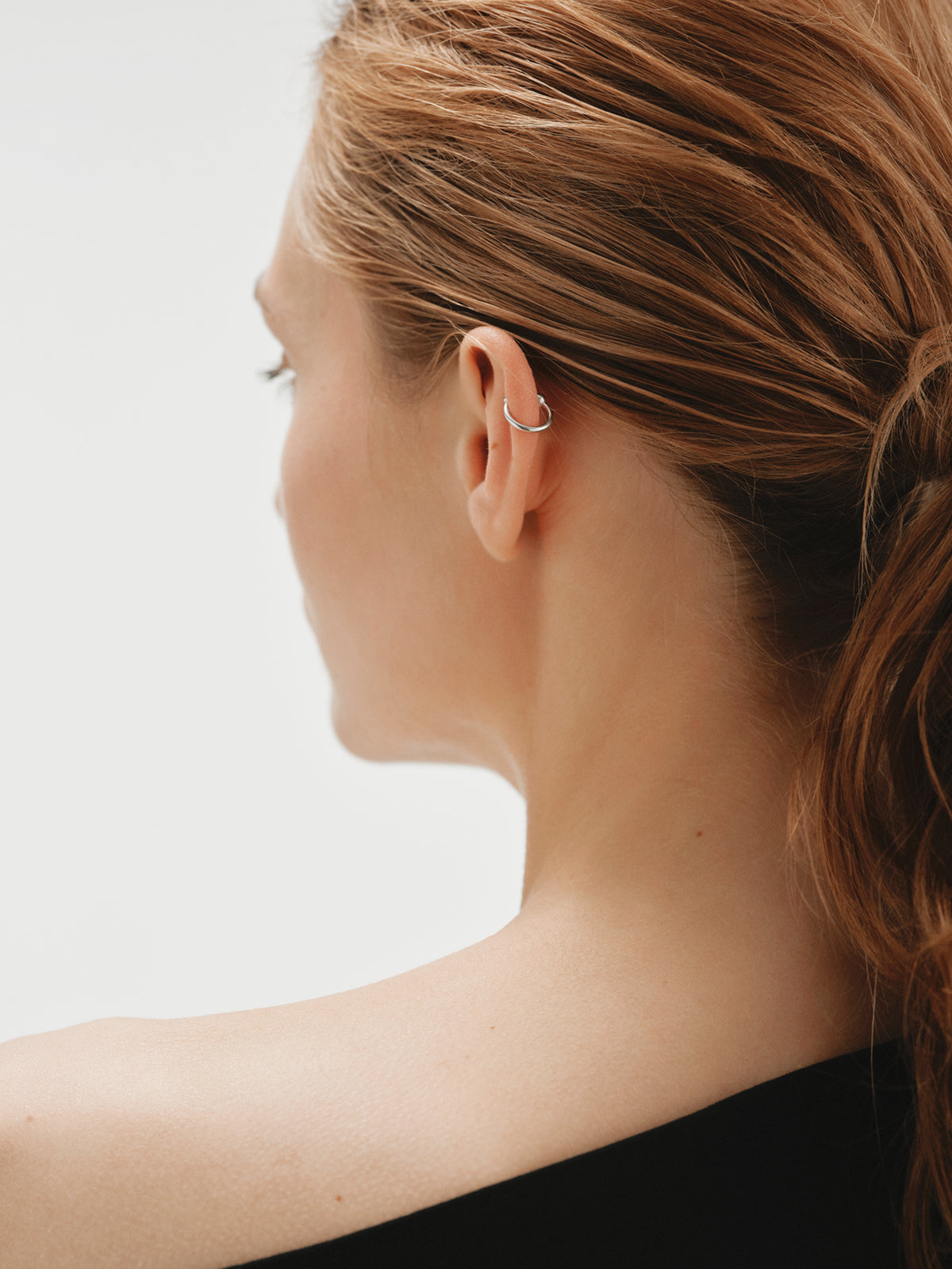 Earcuff liso de plata 925