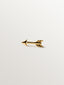 Piercing de oro amarillo de 18K con forma de flecha