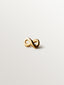 Piercing de oro amarillo de 18K con forma de infinito