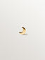 Piercing de oro amarillo de 18K con forma de luna