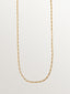Experiencia TA-TU Collar largo chain Maia de oro amarillo de 14K