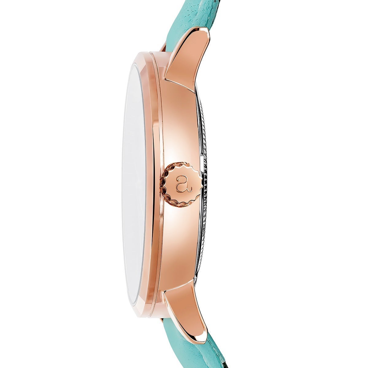 Reloj Brooklyn con correa de cuero azul