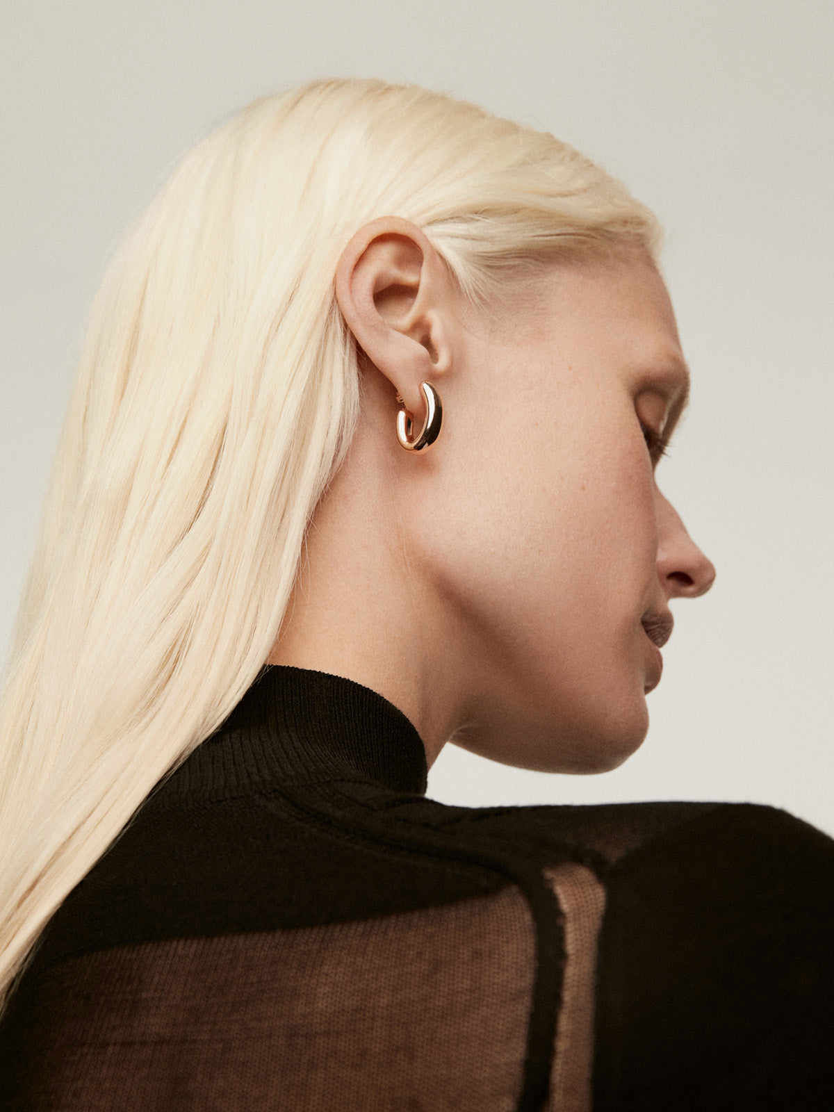 Bracelet rivière en argent 925 avec topazes blanches