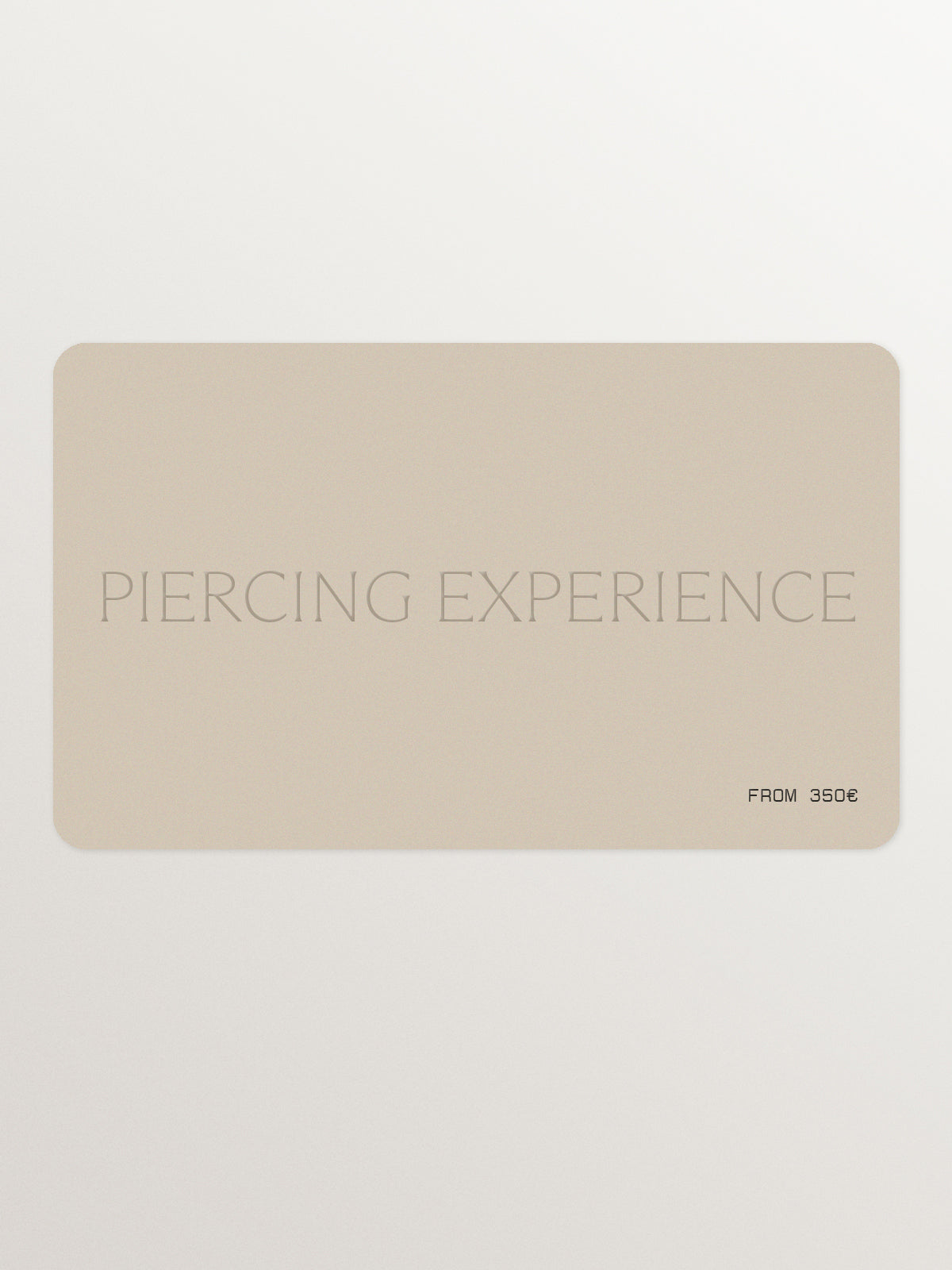 Bono Piercing Experience 500€