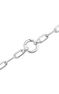 Round silver hinged clasp, J05348-01