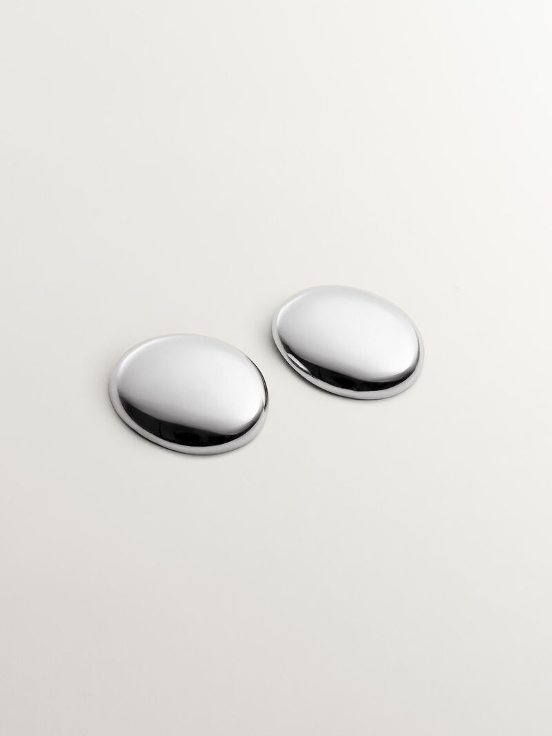 925 silver earrings with round shape image number 0