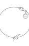 Silver bird and star motif bracelet , J04605-01