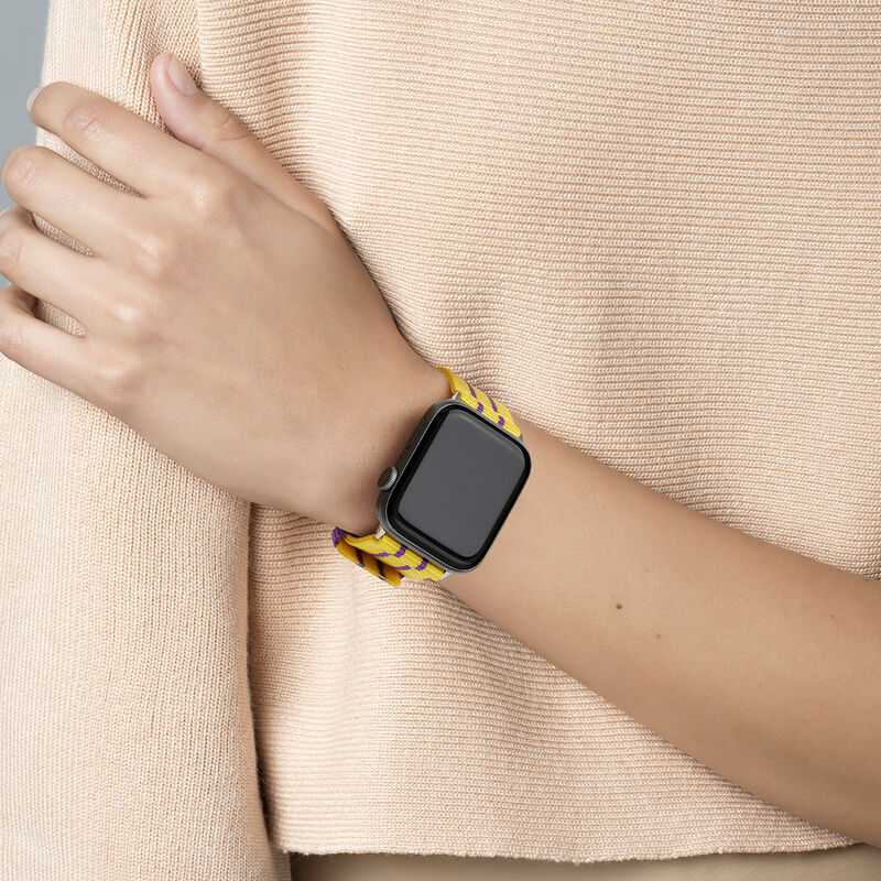 Apple Watch bracelet nylon jaune, IWSTRAP-YN, model