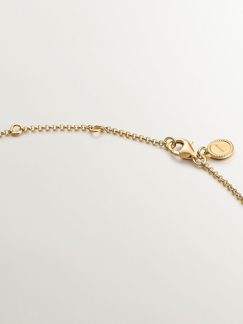 925 Silver pendant dipped in 18K yellow gold with infinity image number 6