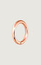 Boucle d'oreille piercing créole simple moyenne or rose , J03843-03-H