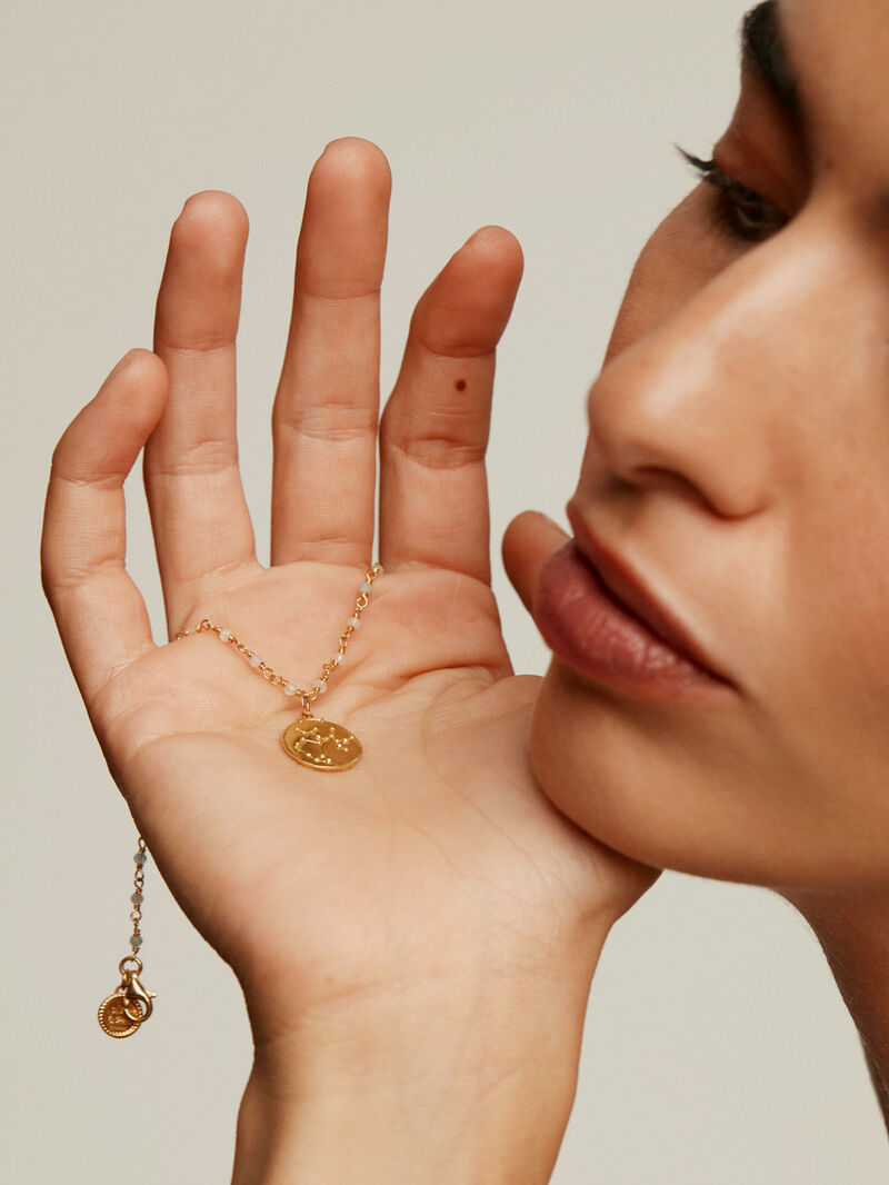 Sagittarius Charm crafted from 925 silver covered in 18K yellow gold image number 3