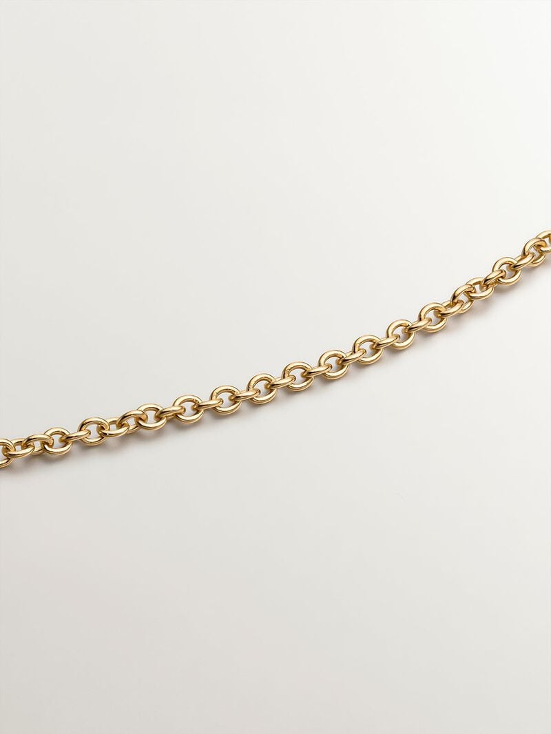 18K yellow gold solitaire pendant with 0.15 ct diamond image number 2