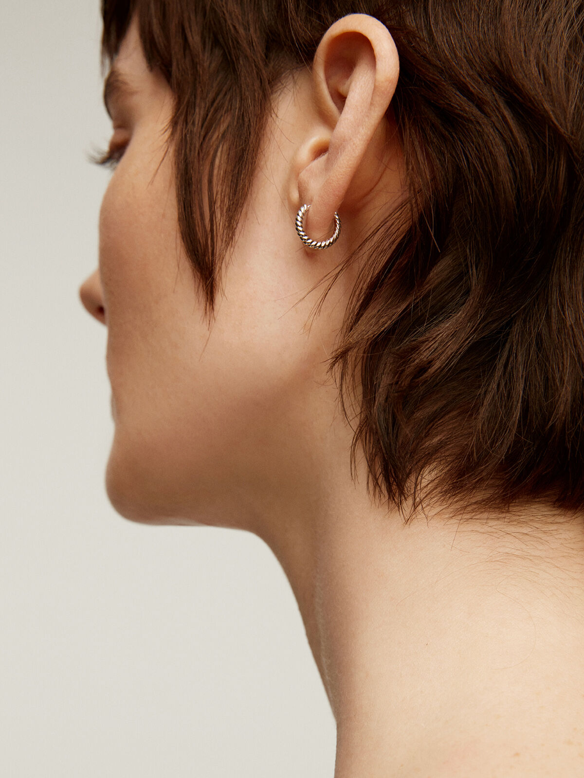 Nadri tiny channel set hoop earrings on sale