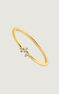 9kt yellow gold triple ring with 0.027ct diamonds , J04953-02