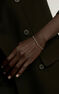 Silver zigzag bracelet, J03039-01