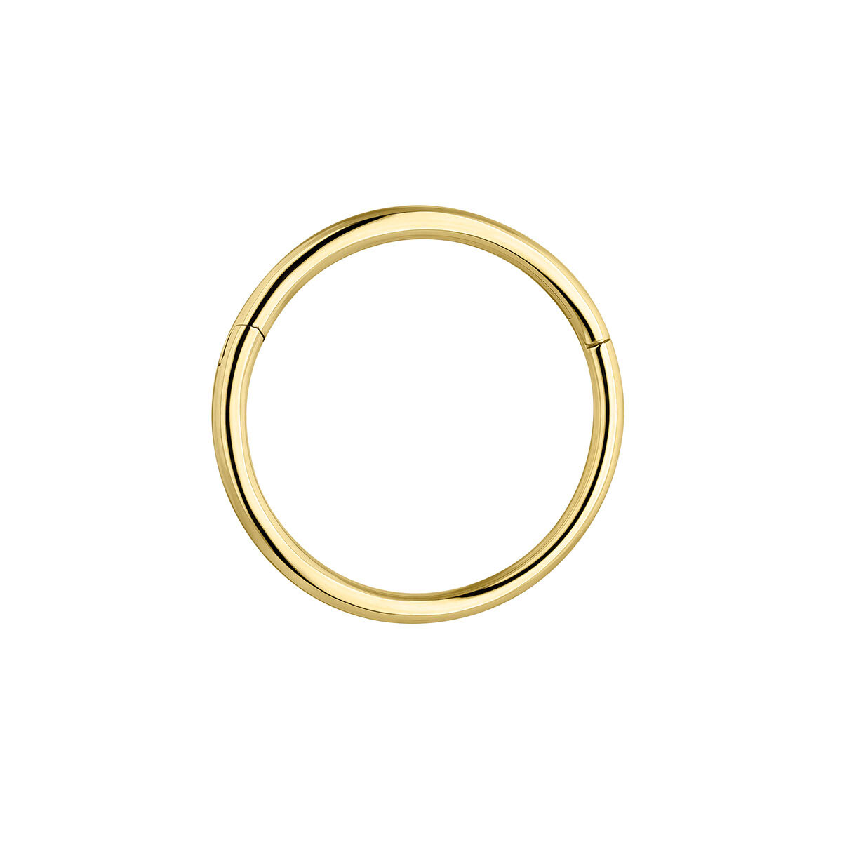 Single 9kt yellow gold small hoop earring, J05128-02-H, hi-res