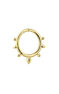 Spike hoop piercing in 9k yellow gold, J05166-02-H