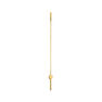 Long gold sphere chain earring , J04530-02-H