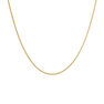 Gold-plated silver curb chain , J04610-02