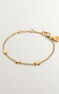 Mini gold plated stars bracelet , J01898-02
