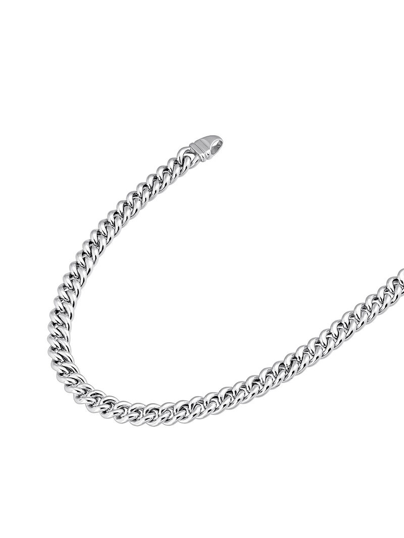 925 Silver Barbed Link Chain image number 7
