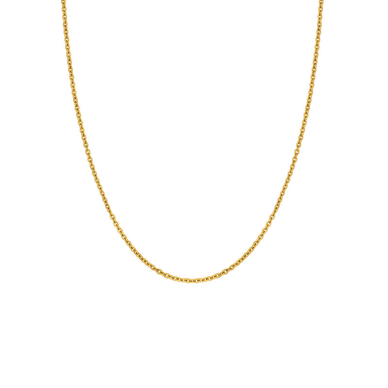 Long gold-plated silver chain  , J03737-02, hi-res