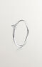 Anillo trébol diamantes 0,075 ct oro blanco , J04434-01
