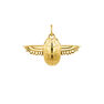 Gold-plated silver Egyptian scarab charm , J04268-02