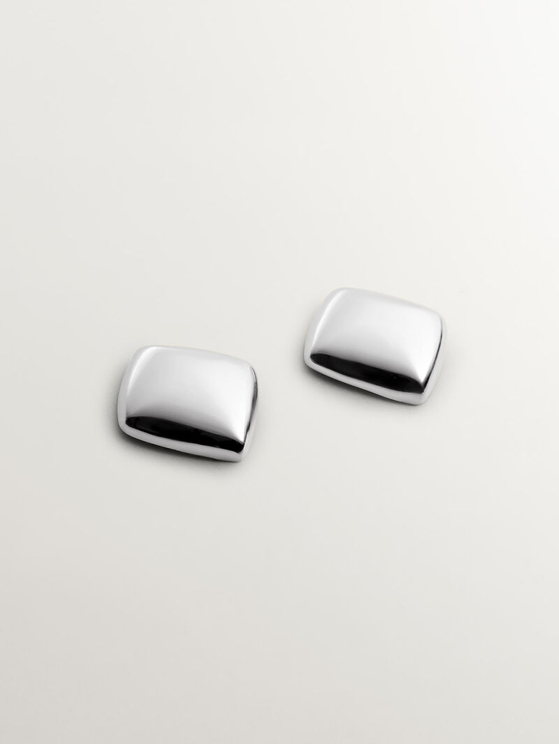 925 silver earrings with square shape image number 0
