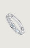 Baguette ring diamonds 0,70 white gold , J00195-01