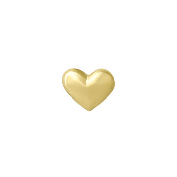 Heart piercing in 18k yellow gold , J05240-02-H-18,hi-res