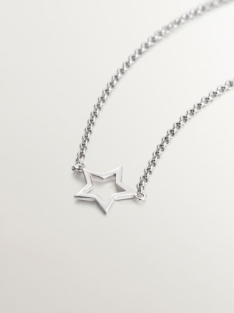 925 Silver pendant with star image number 4