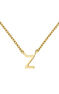 Gold Initial Z necklace , J04382-02-Z