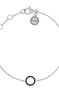 Bracelet cercle spinelles argent , J01624-01-BSN