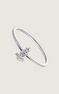 White gold six diamonds ring 0.028 ct , J03389-01