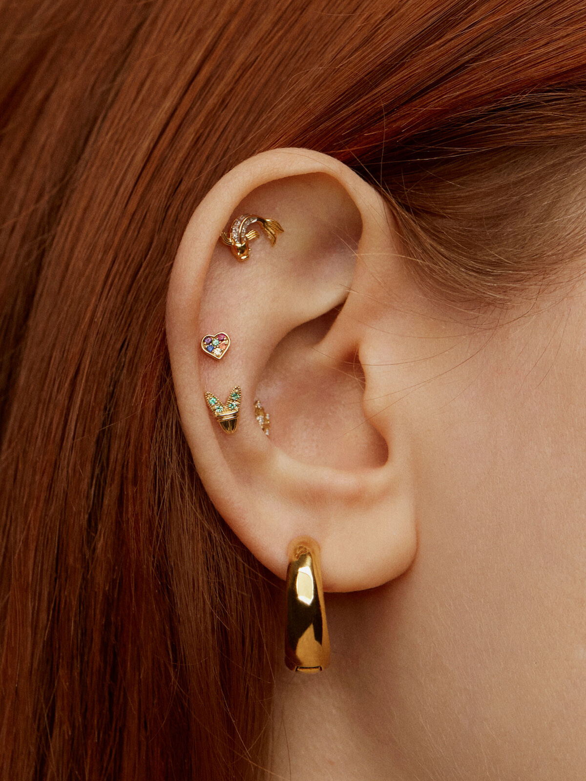 Piercing gold 18k hotsell