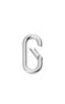 Fermoir mousqueton ovale en argent, J05347-01
