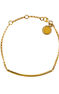 Gold plated tube bracelet , J01706-02