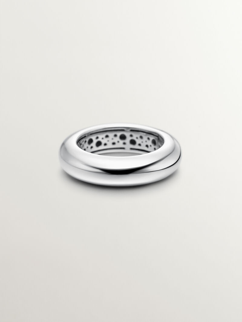 925 silver thick ring image number 2
