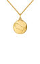 Charm géminis plata recubierta oro  , J04780-02-GEM